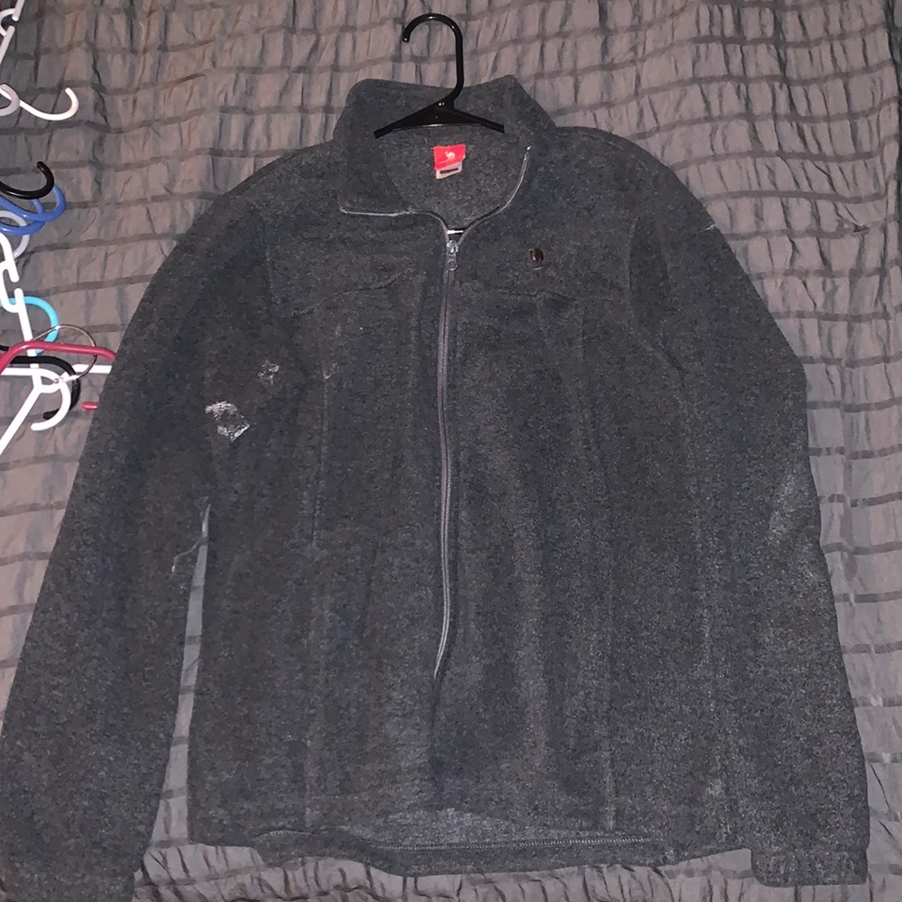 Camel crown zip up jacket unisex